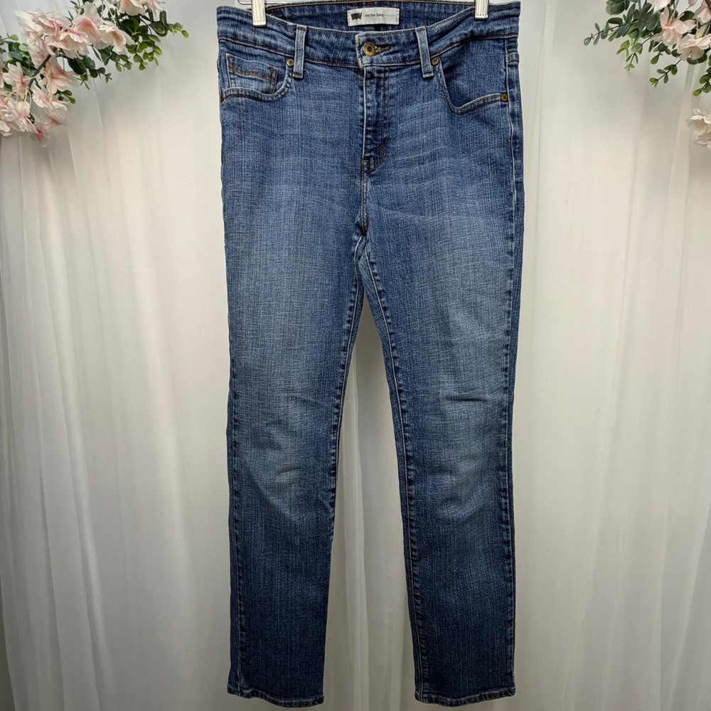 Levis Mid Rise Skinny Jeans Womens 10M W30 L32 Medium Wash Denim 58575-0002